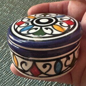 Ceramic Trinket Box Fes (FESCB)